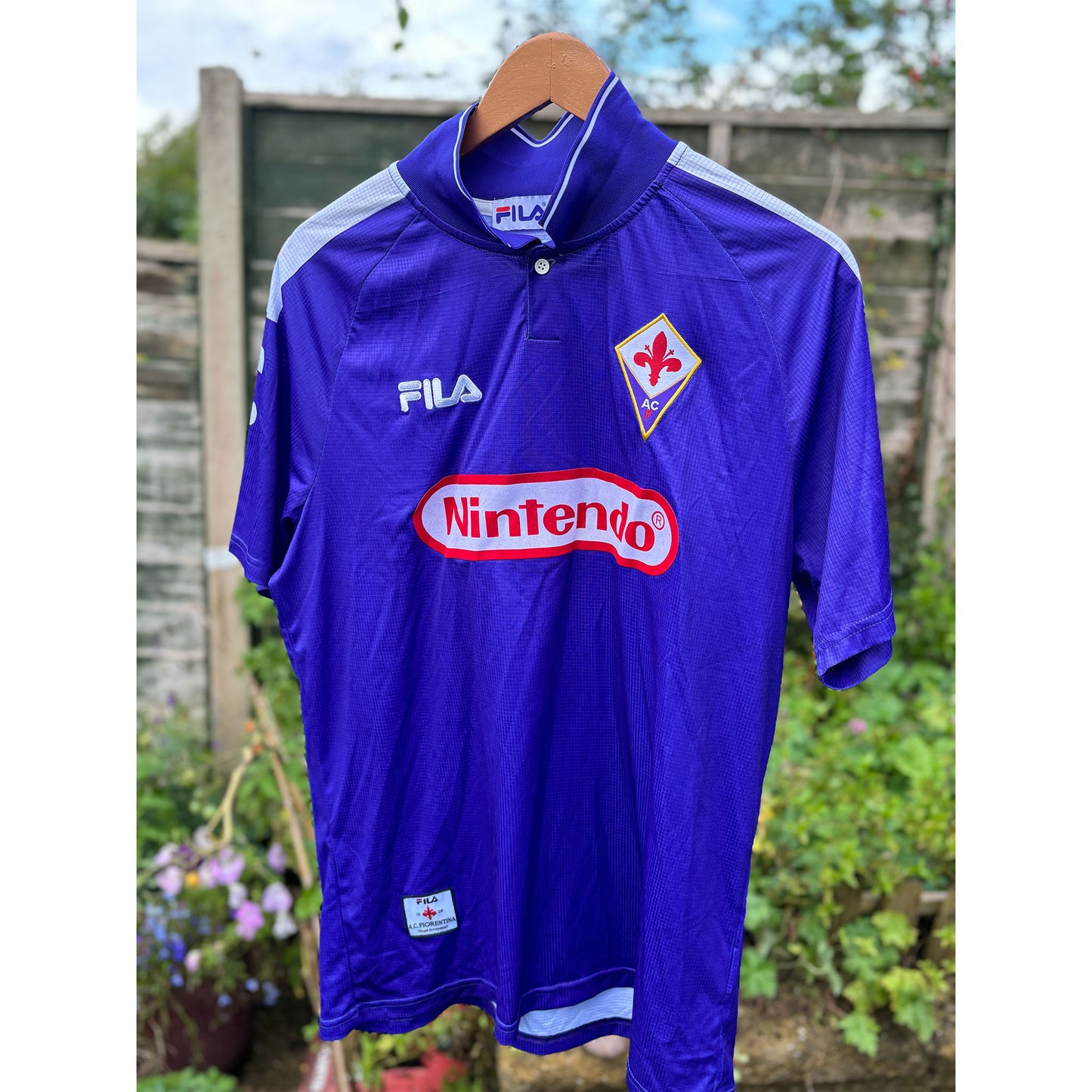 Fiorentina 1997-99 Home Shirt - Fila - Batistuta 9 - L