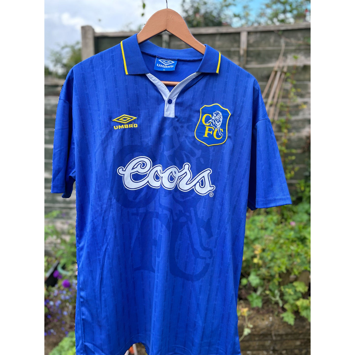 Chelsea 1995-97 Home Shirt - Umbro - L