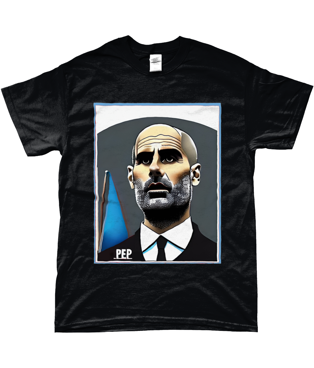 Pep Guardiola Blue Flag T-shirt