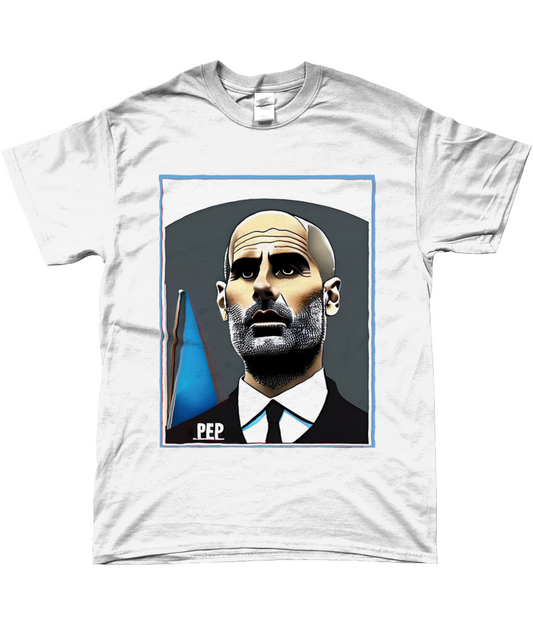 Pep Guardiola Blue Flag T-shirt