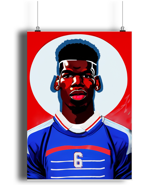 Paul Pogba '98 A3 Wall Art Print